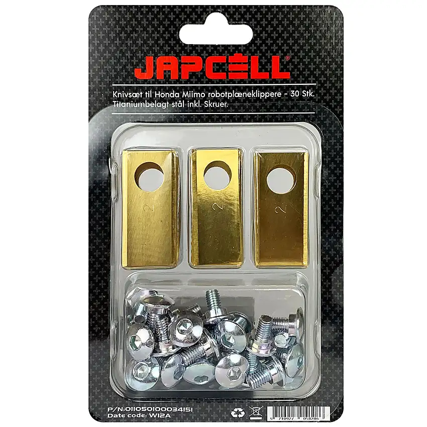 Knivsats Japcellför Robotgräsklippare 100034151