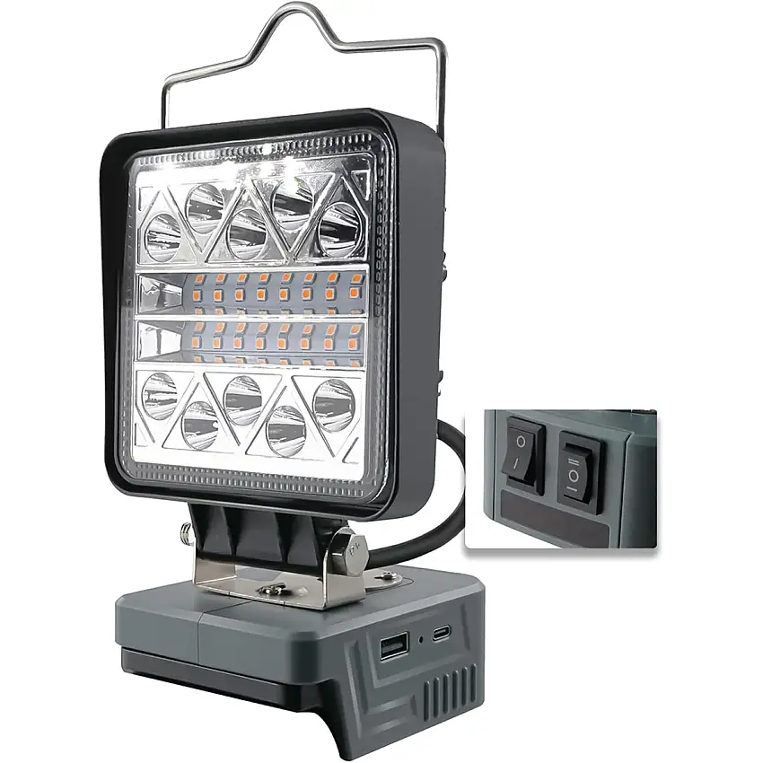 Arbetsbelysning JapcellLED 800–1800 Lumen för Dewalt 18V Batteri - Flexibel och Långvarig