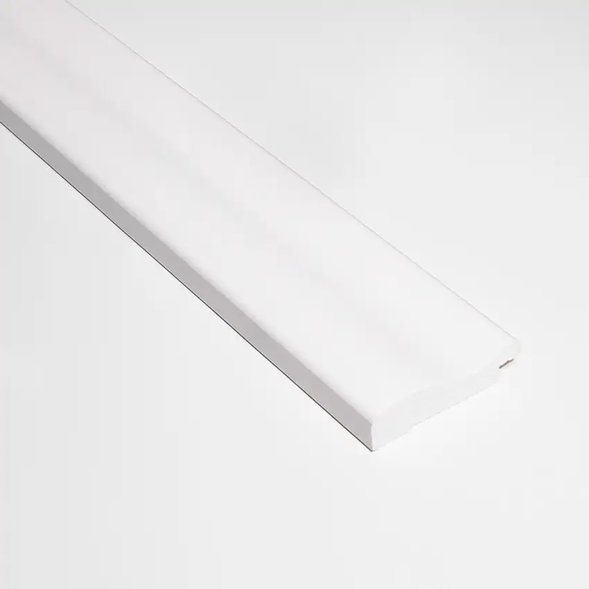 Avslutningslist LamelioInfinity Versal Vit Avslut 4,9 cm Höger