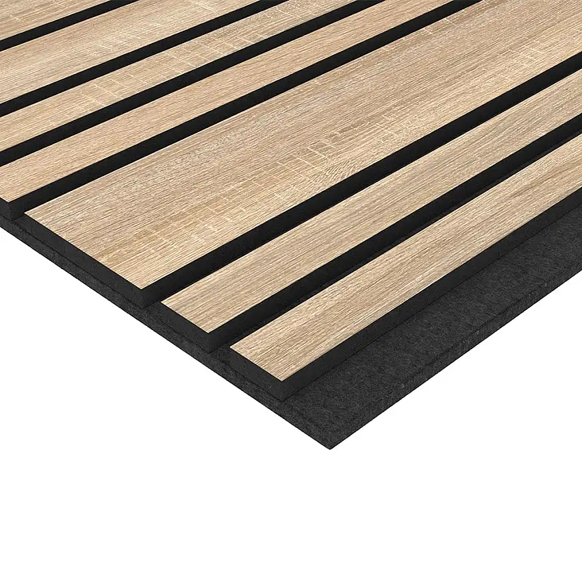 Akustikpanel LundbergsKlassisk Barcode 2780x615x20 mmLjus Ek