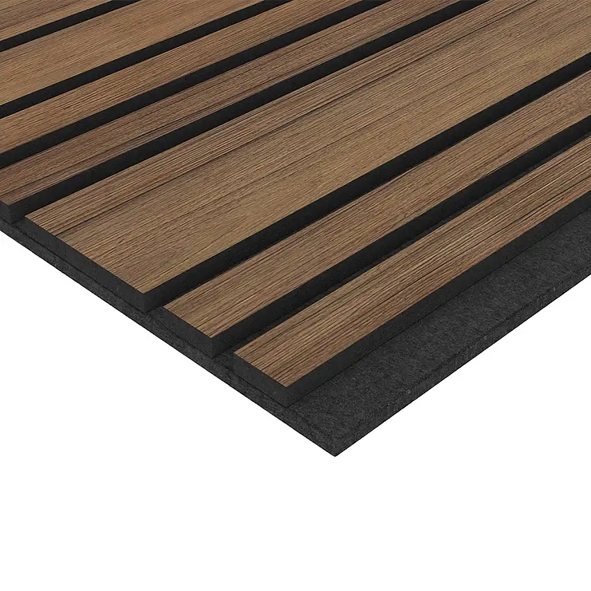 Akustikpanel LundbergsKlassisk Barcode 2780x615x20 mmValnöt