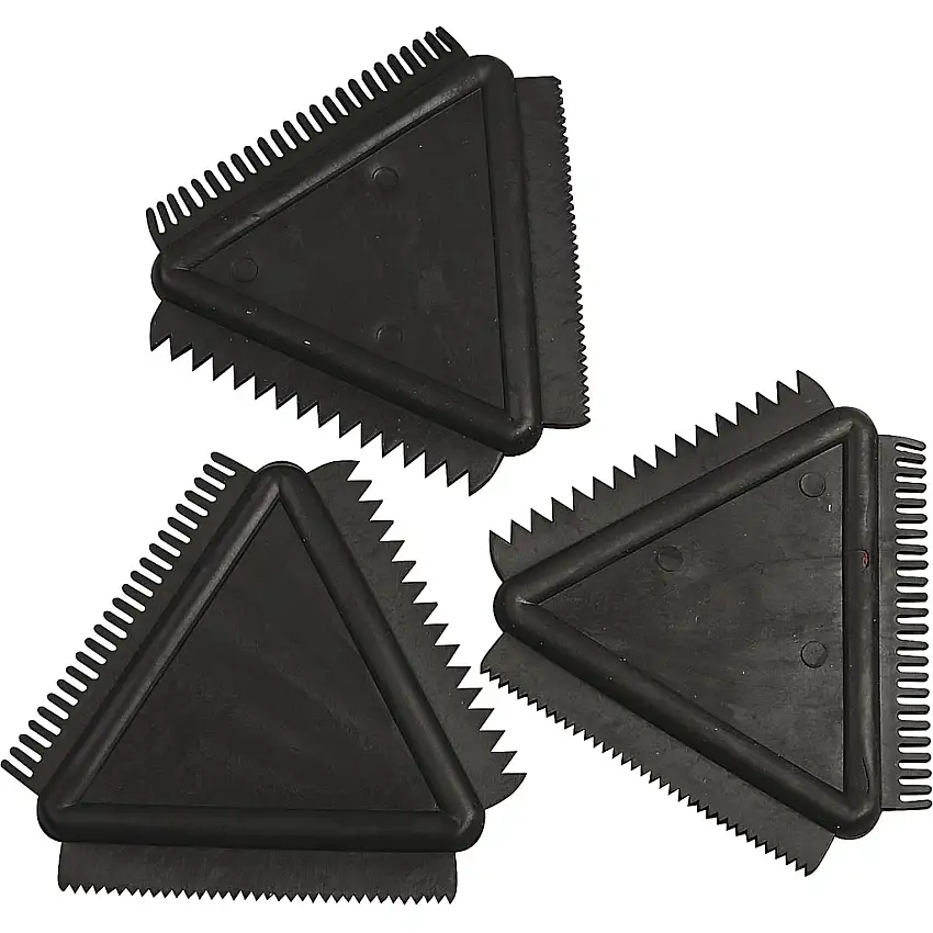 Gummispatel Creativ Company9 cm 3-pack