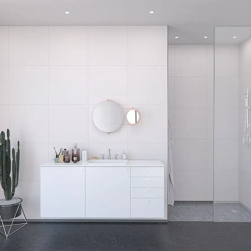 Våtrumsskiva FiboWhite 2094-LM6060 S