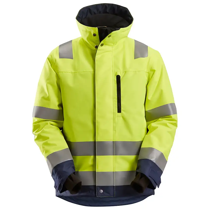 Vinterjacka Snickers Workwear37,5 AW Kl3Storlek: L, Färg: High Visibility Yellow - Navy