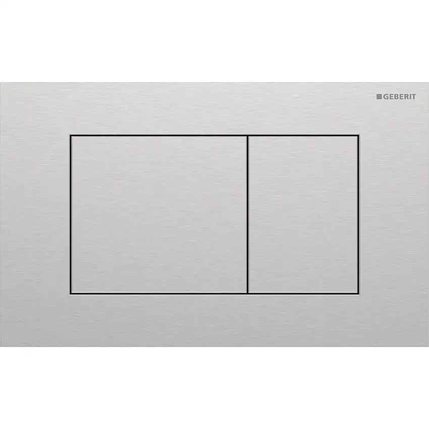 Spolknapp GeberitSigma 40 SquareBorstad Rostfritt