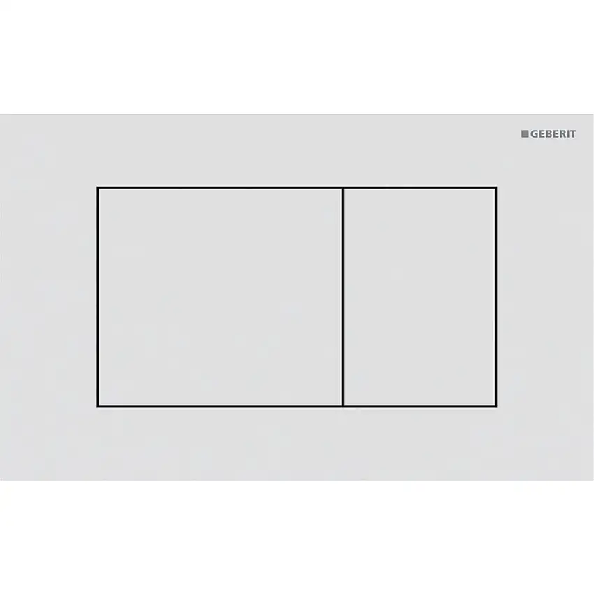 Spolknapp GeberitSigma 40 SquareMatt vit