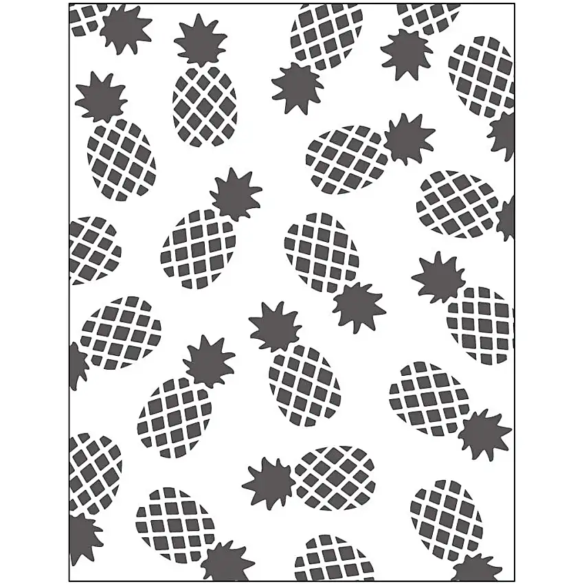 Embossingfolder Creativ CompanyAnanas Stl 11x14 cm 1 st