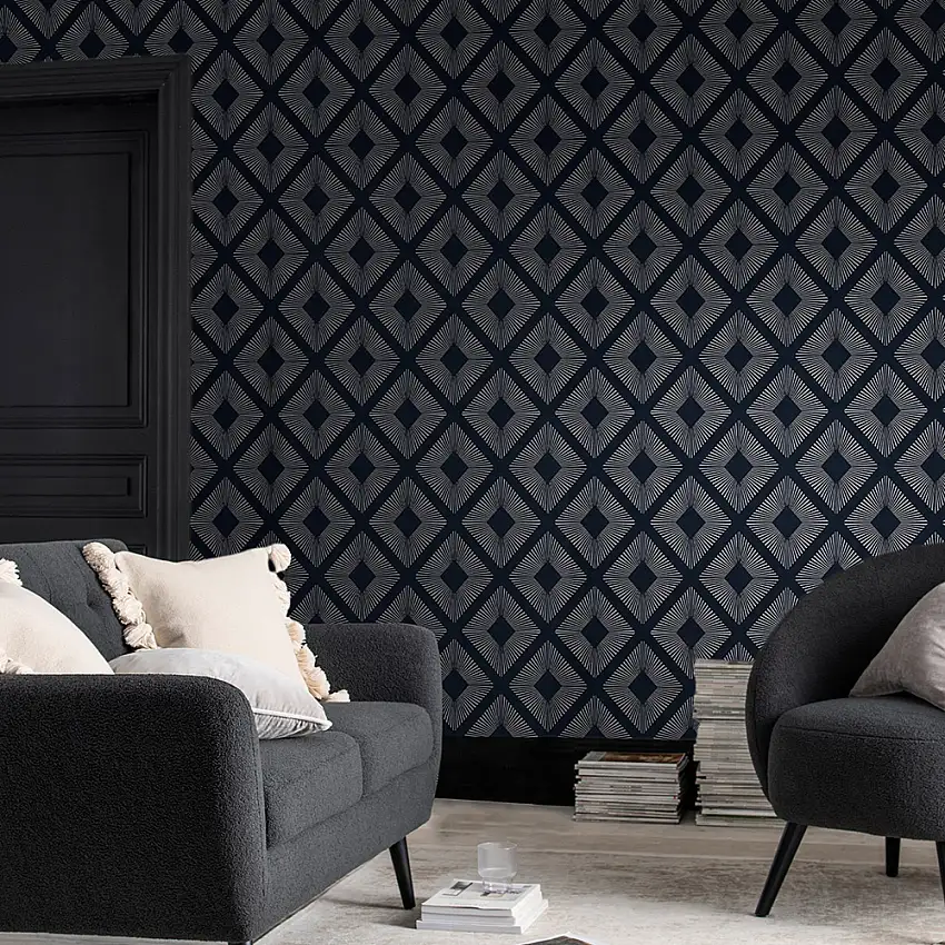 Tapet NEXTDeco Triangle Navy