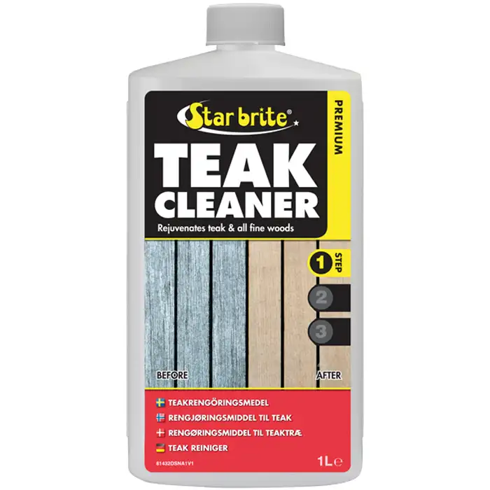 Teakrengöring Star BritePremium Teak Cleaner 1 L