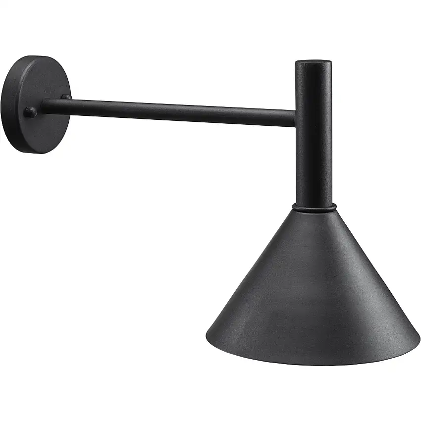 Vägglampa PR HomeTripp 230V IP44 50 cmSvart