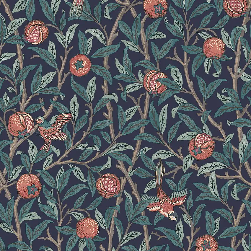 Tapet William Morris At HomeBird & Pomegranate 124259