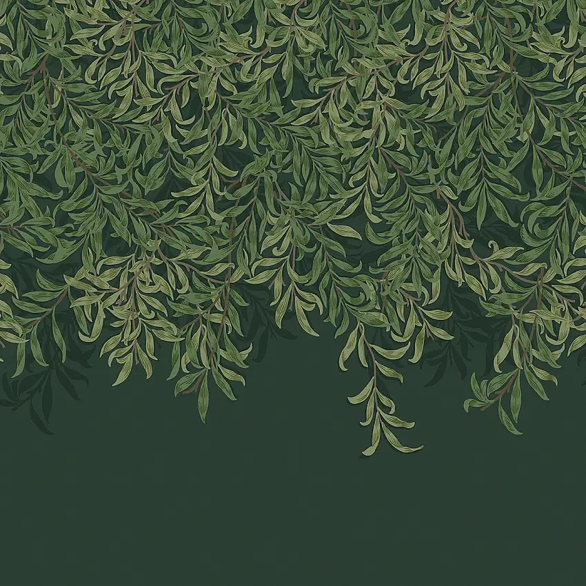 Fototapet William Morris At HomeWillow Bough Deep Green