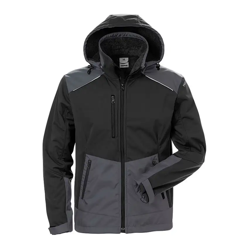 Softshelljacka Fristads4060 CFJStorlek: 4XL, Svart/Grå