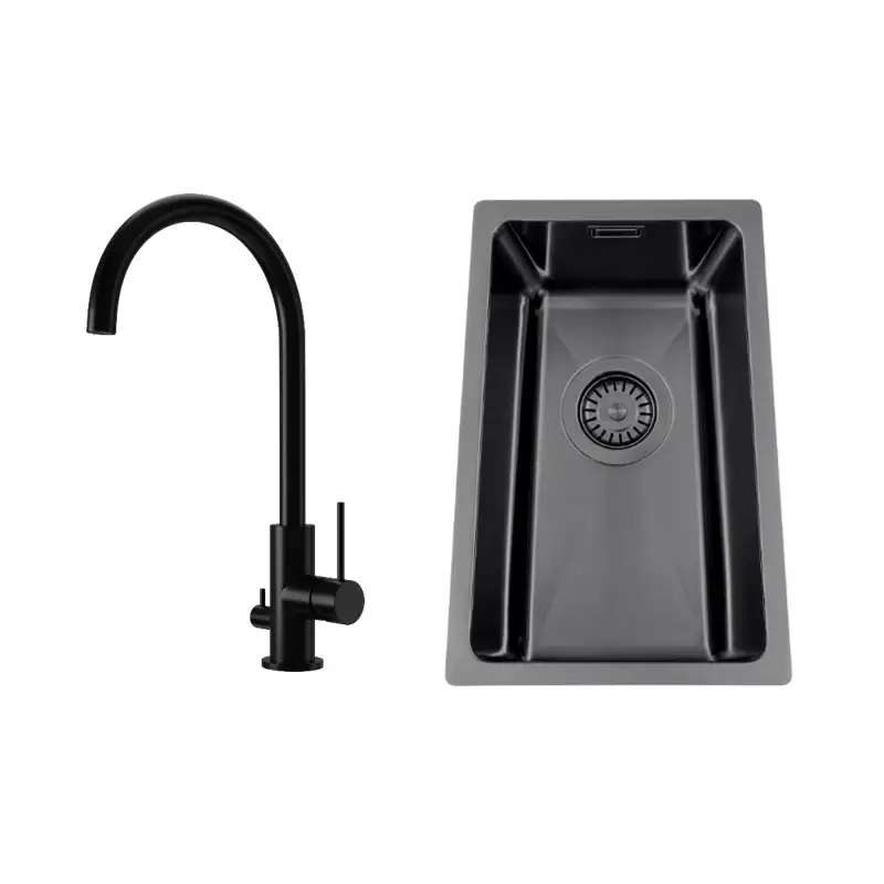 Diskho Nordic TechTitan 230 X med Köksblandare Steel Equip DSvart