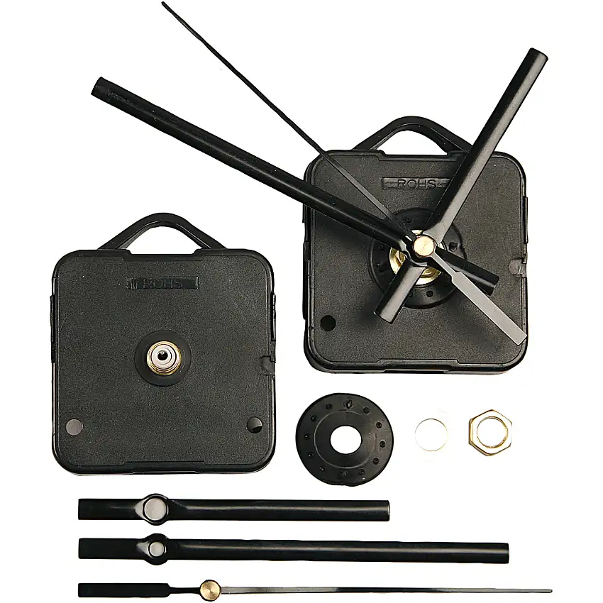Urverk Creativ CompanySvart Platta Max 10 mm 1 Set