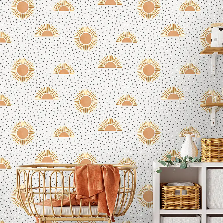Tapet HoldenDream Catcher Sunbeam White Orange 13320