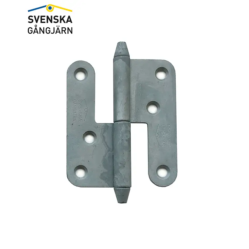 Gångjärn Leif Arvidsson1222-85Höger, Varmförzinkat, Konisk knopp