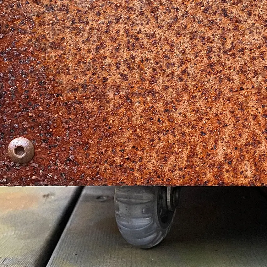 Hjulsats Flexigardentill Ytterkruka Corten