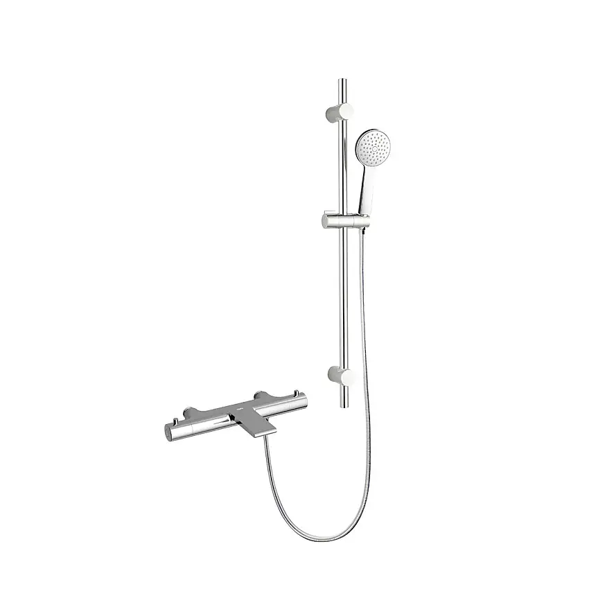 Duschset HafaGaia Eco med Badkarsblandare TideKrom, 160 C/C