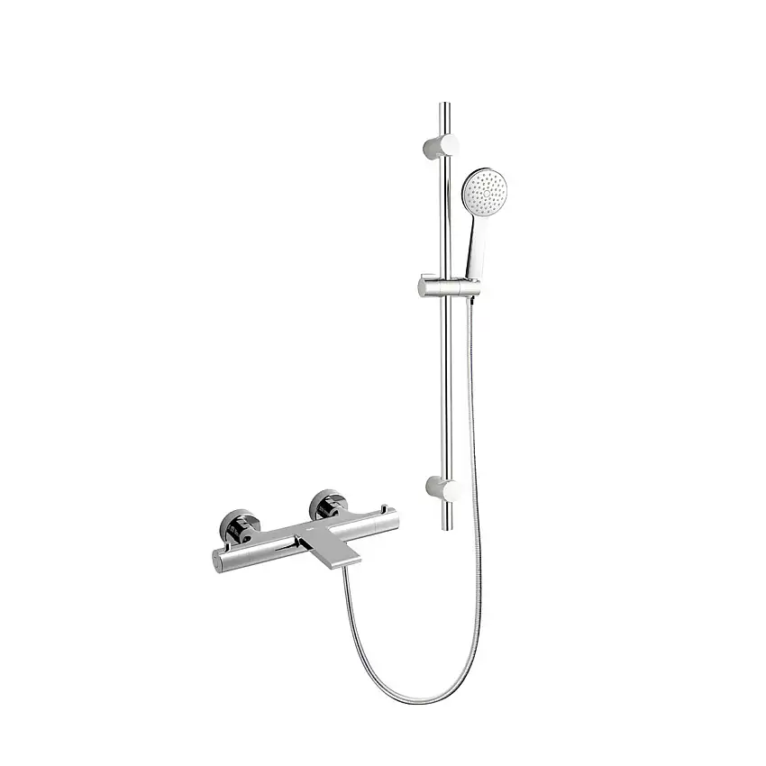 Duschset HafaGaia Eco med Badkarsblandare TideKrom, 150 C/C