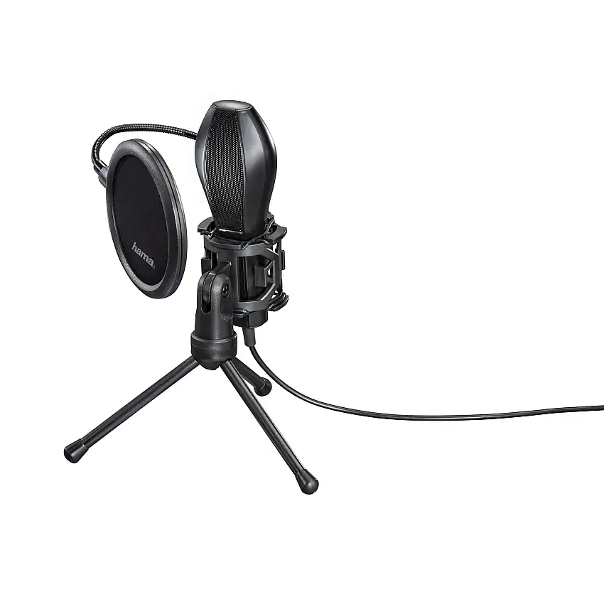 Mikrofon HamaStream Usb Svart