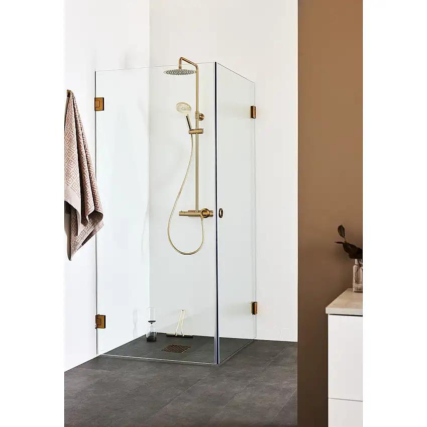 Duschhörn HafaInfinityMässing, BxD: 800x800 mm