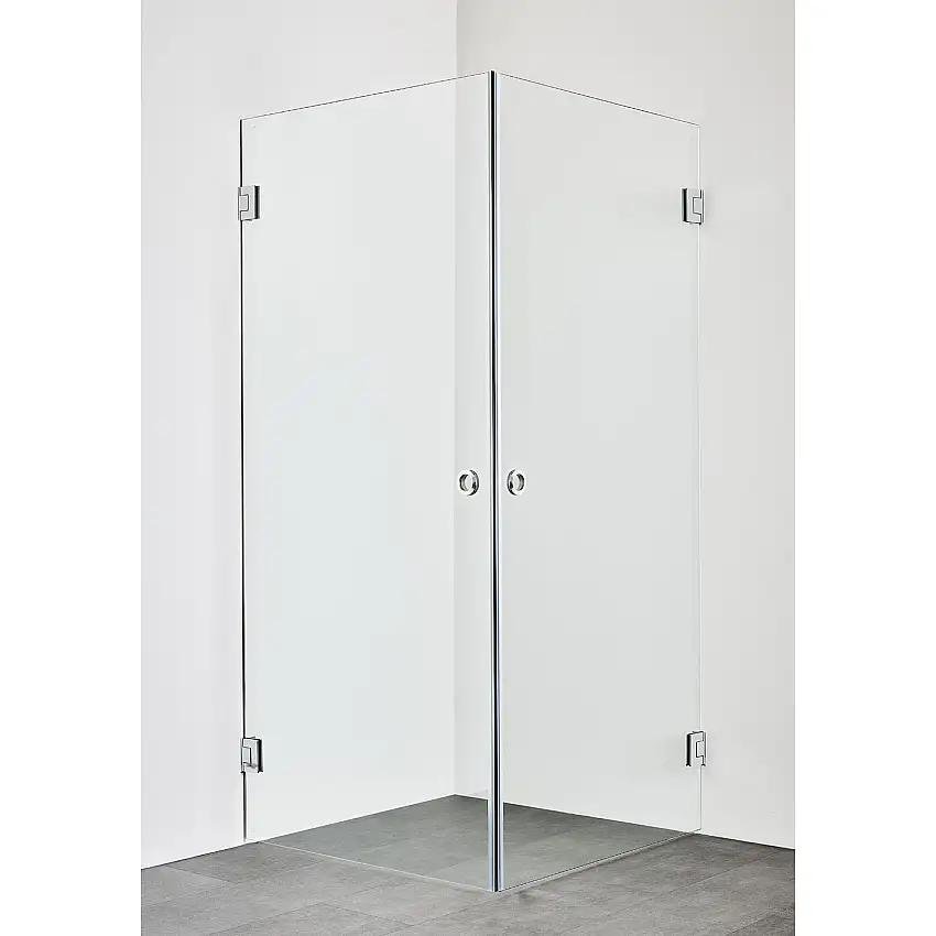 Duschhörn HafaInfinityKrom, BxD: 800x900 mm