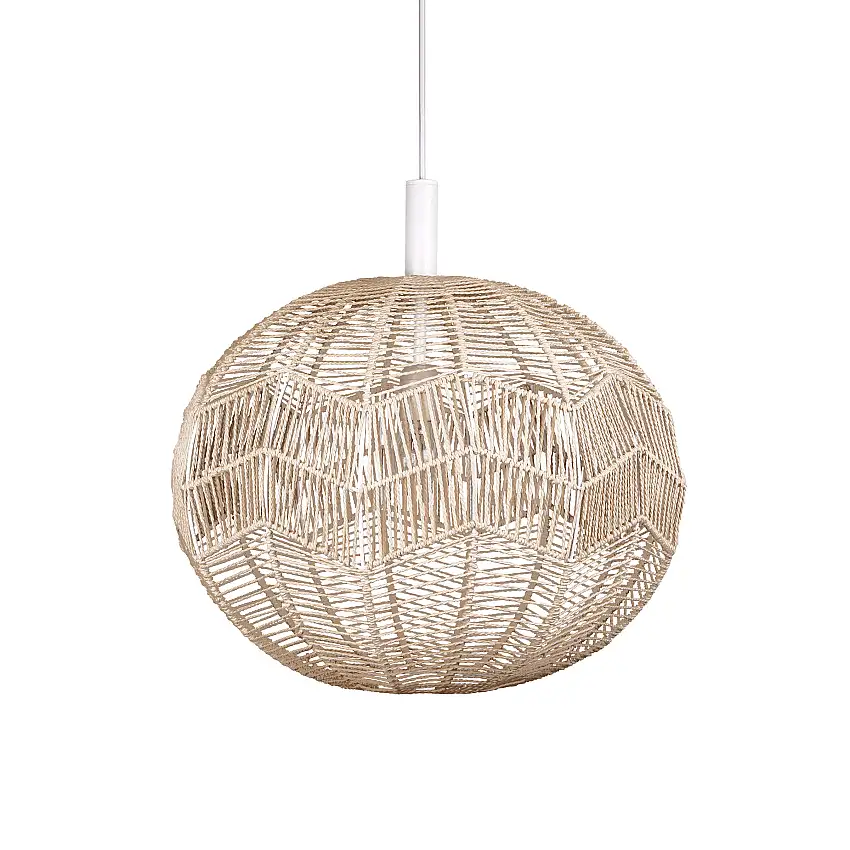 Taklampa Globen LightingMissyNatur/Vit