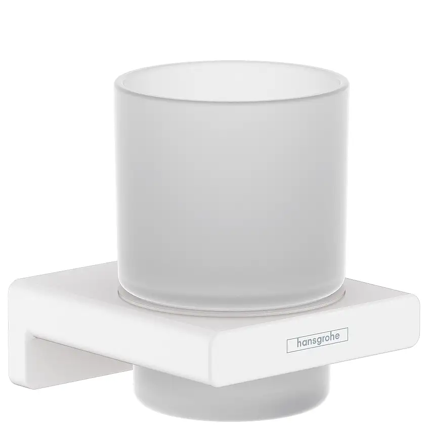 Tandborstmugg HansgroheAddStorisMattvit