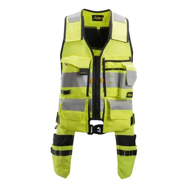 Vertygsväst Snickers WorkwearVarsel KL1 AWStorlek: XS, Färg: High vis yellow/Black