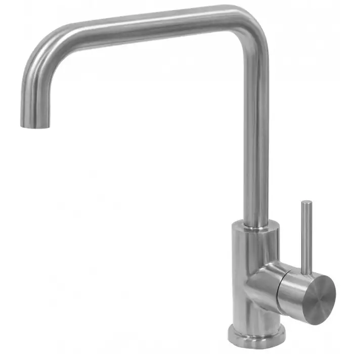 Köksblandare Strand StainlessSolid SO-1008E Rostfri Engreppsblandare Svängbar Pip
