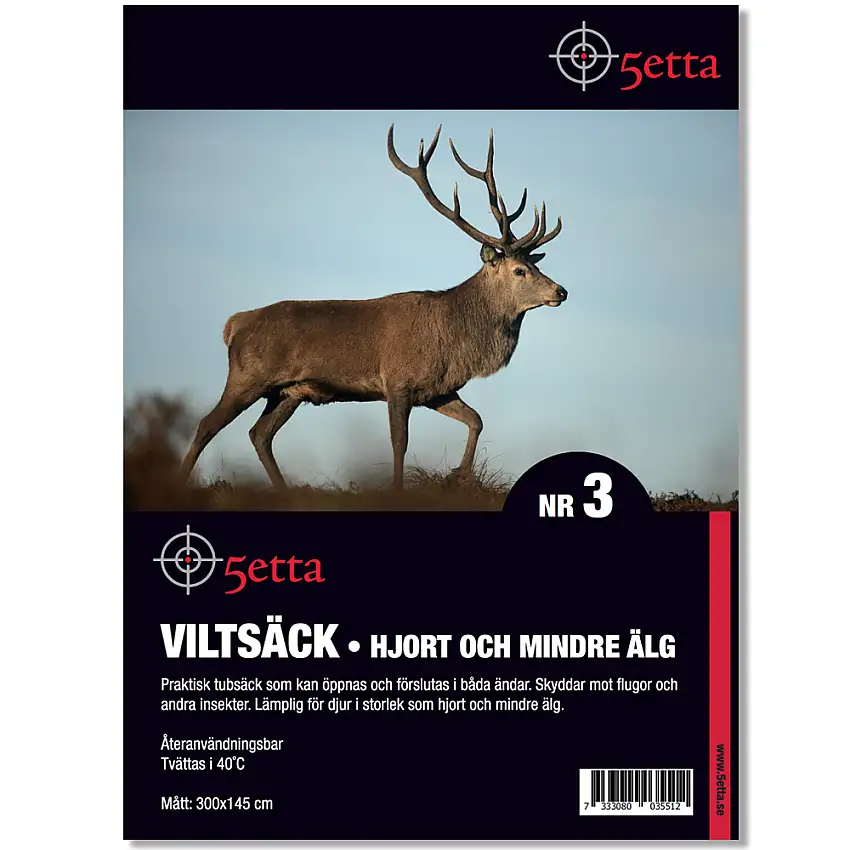 Viltsäck 5ettaHjort och Mindre Älg