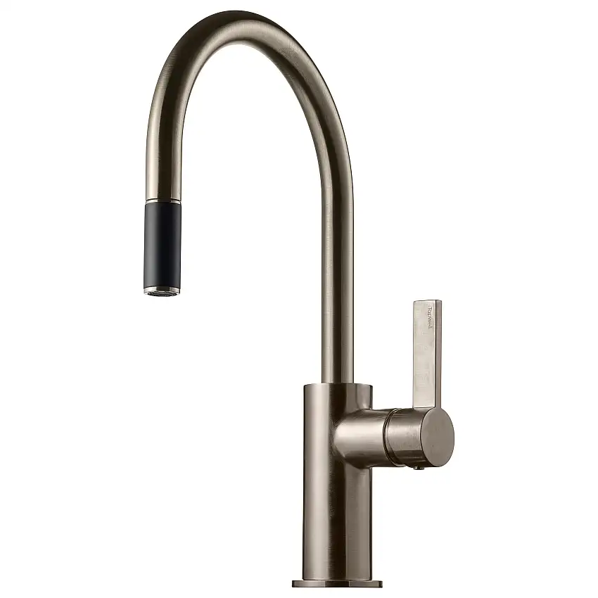 Köksblandare TapwellARM375 med Utdragbar PipBrushed Nickel