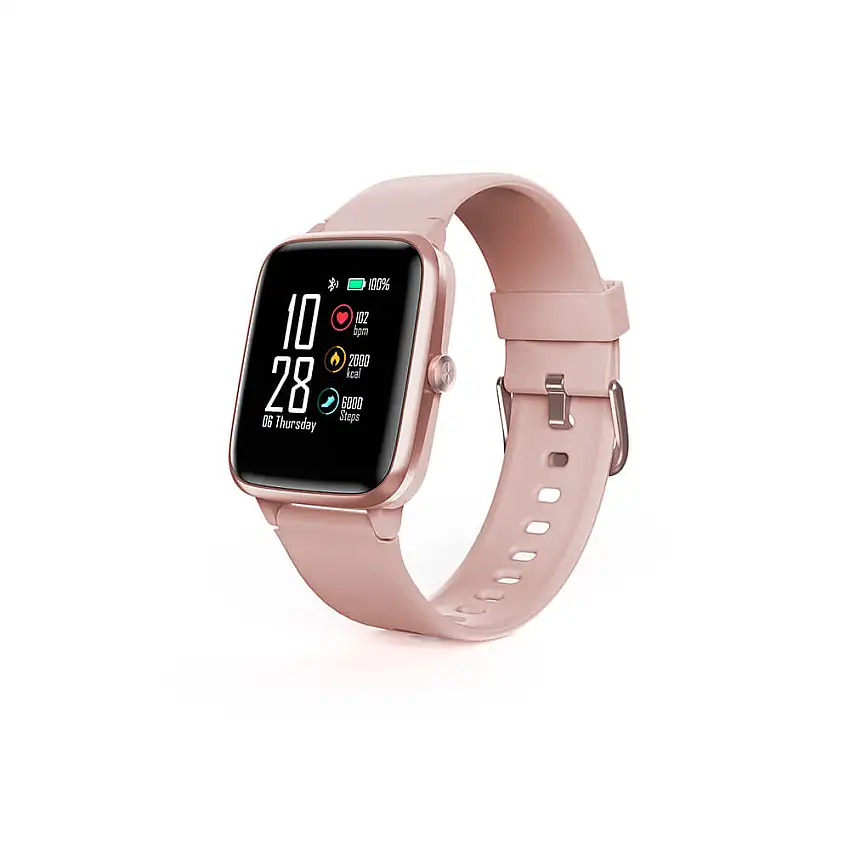 Smartwatch HamaFit Watch 5910 Rosa Löparklocka med Pulsmätare