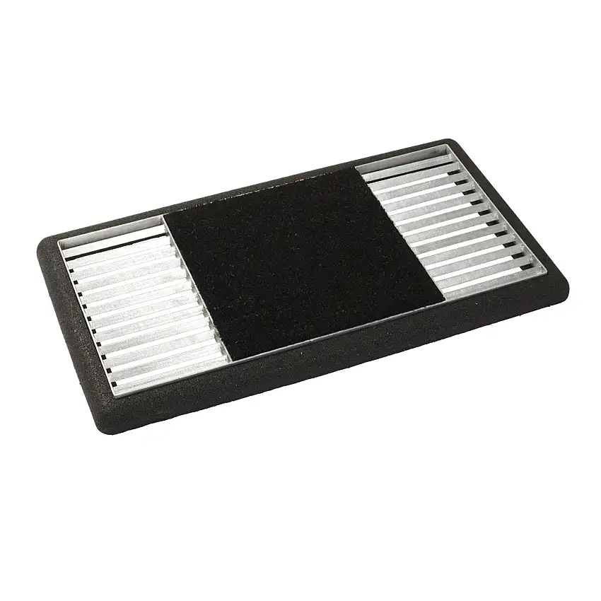 Entrégaller PLUSCubic med Centrerad Matta och Gummiram