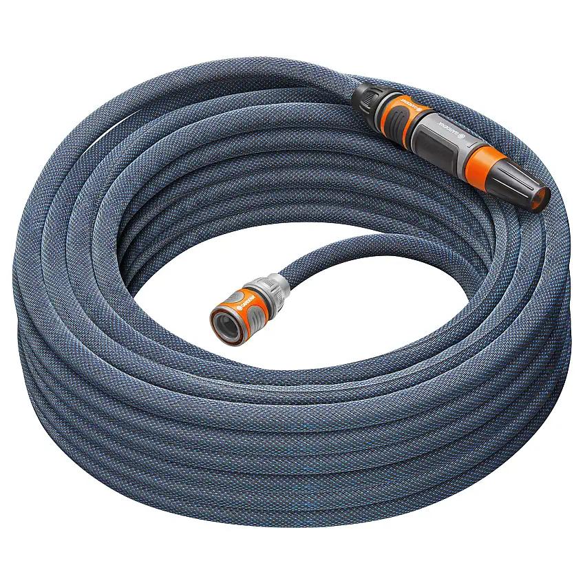 TextilslangLiano™ Xtreme 20 m Set med strålmunstycke