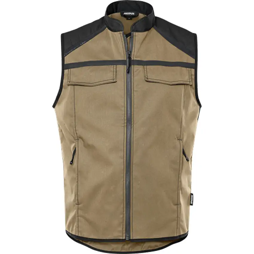 Väst Fristads5555 STFPFärg: Khaki/Svart, Storlek: S