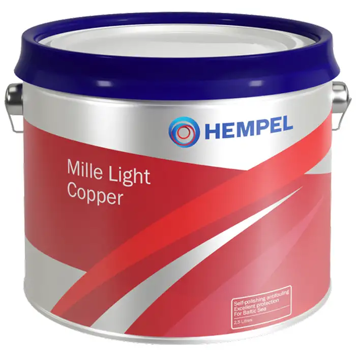 Bottenfärg HempelMille LightVolym: 2,5 l, Utförande: Vit
