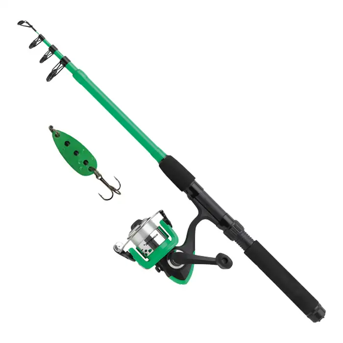Fiskespö KineticLille Viking Go Fishing Spin 5,6 Fot Grön