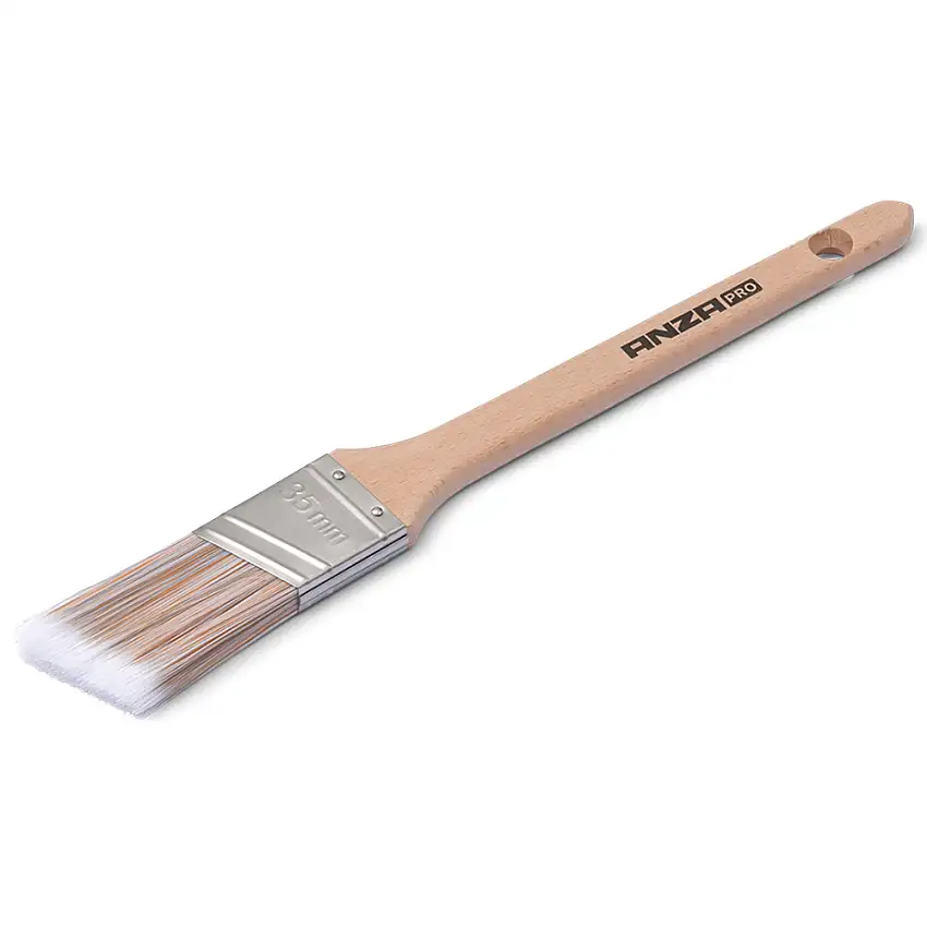 Lackpensel AnzaSuper Soft Snedställd Trä