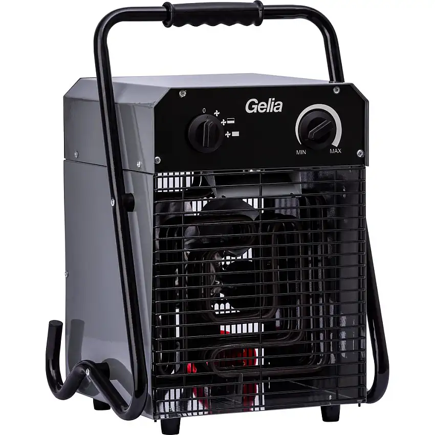 Värmefläkt GeliaBygg 5 kW 400 V IP24 med Bärhandtag