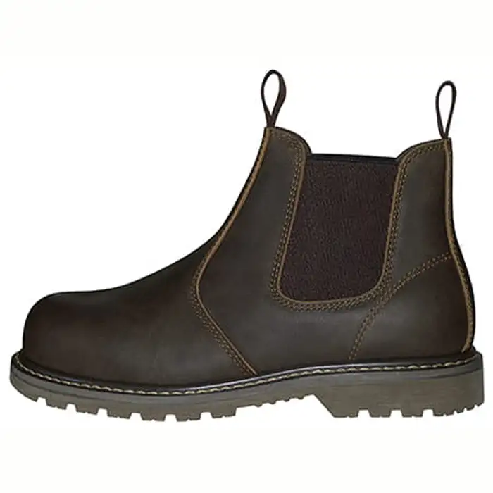 Arbetskängor RyomRico Läderboots Brun36