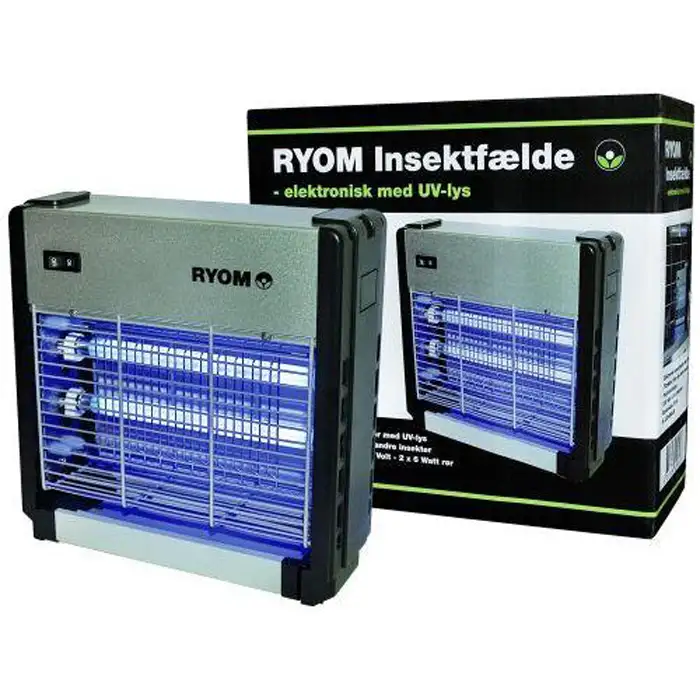 Myggfångare RyomEffektiv 75m2 UV - Ljus Aluminium/Plast