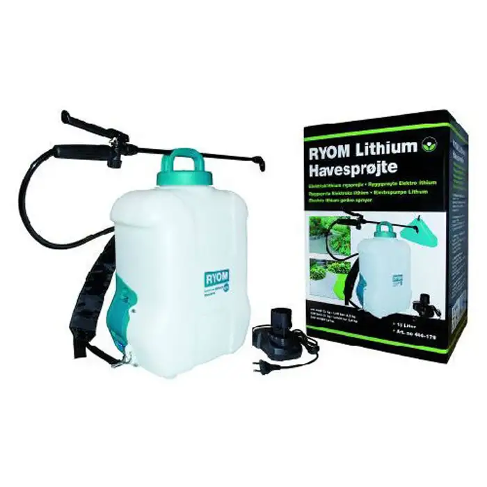 Trädgårdsspruta Ryom16L med Batteri och Laddare