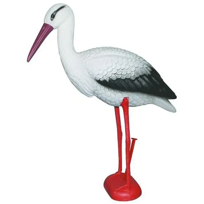 Bulvan RyomStork 78 cm för Trädgårdsdekoration och Jakt