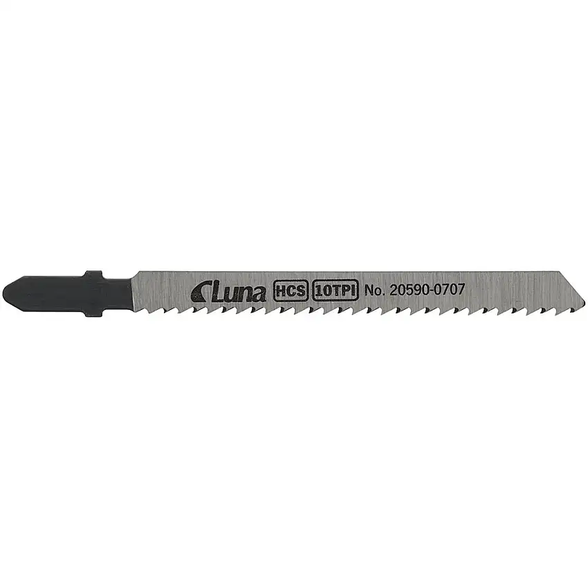 Sticksågblad Luna Toolsav HCS För Trä med SLipade skränkta tänderTP75x8x1,5 10T (50)