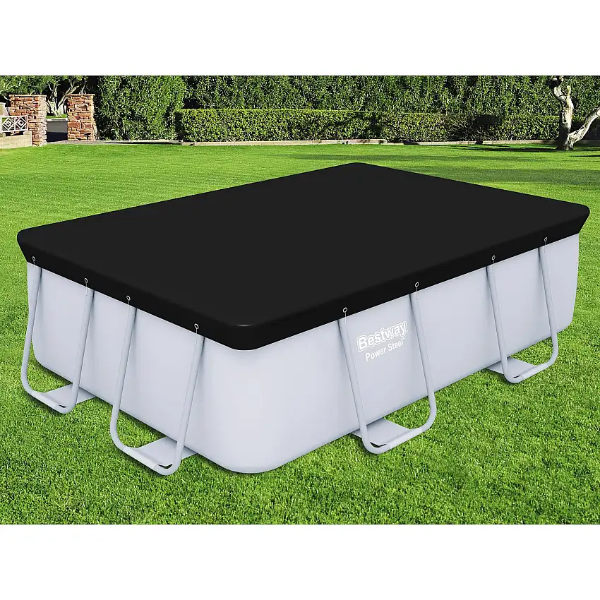 Poolöverdrag BestwayFlowclear PVC Svart 2,82 x 1,96 m Poolskydd