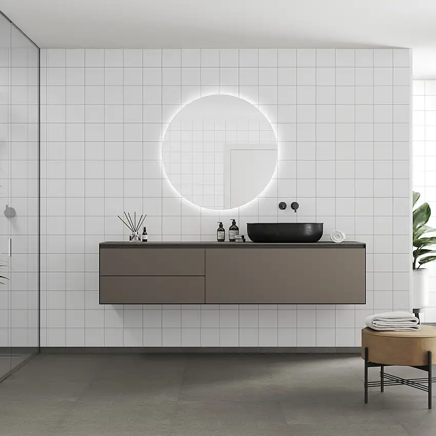 Våtrumsskiva Fibo2099-M1515 S White Contrast 10x620x2400 mm