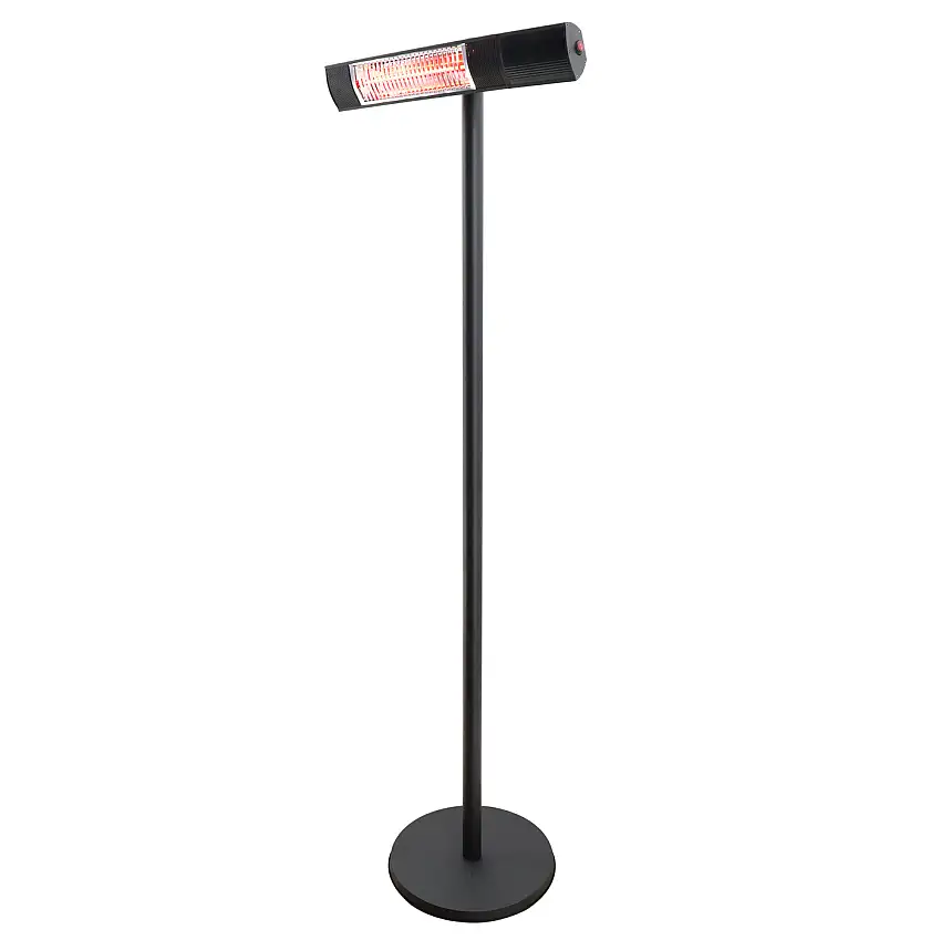 Terrassvärmare HORTUS1500W Golvmodell GT inkl. FjärrkontrollSvart