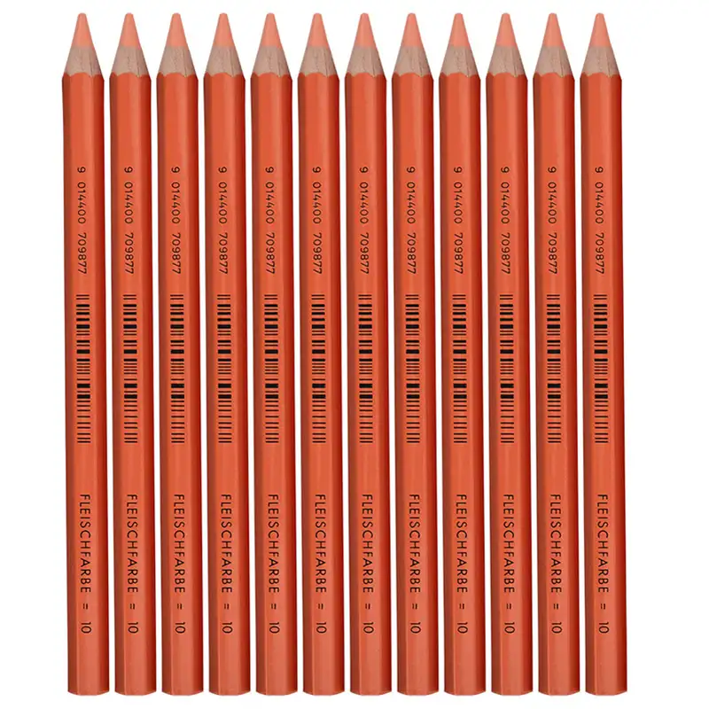 Färgpennor ABA SkolJolly x-Big 12 stBeige